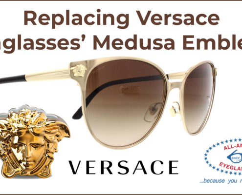 Replacing Versace Sunglasses Medusa Emblems